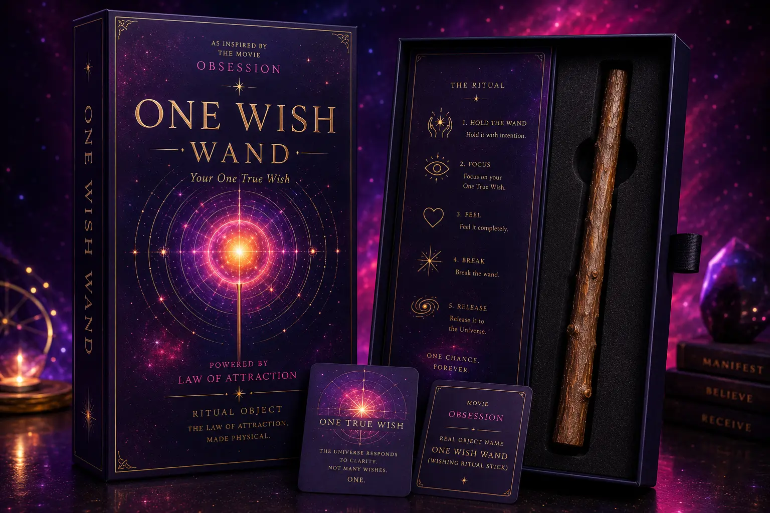 One Wish Wand — Premium Ritual Box